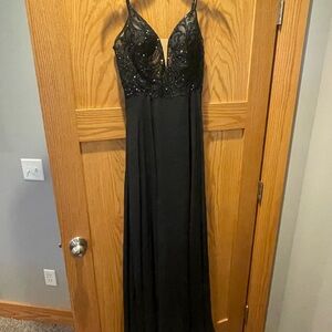 Sophisticated Black Prom Dress